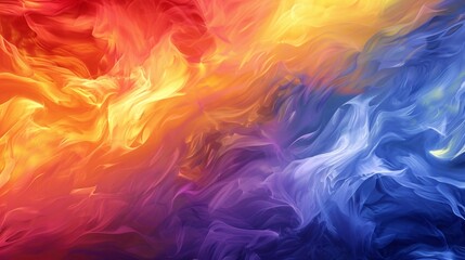 Obraz premium Vibrant Flame Abstract Art