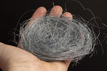 thin threads without a needlework mold