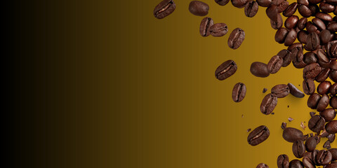 Kaffee- Banner- braun