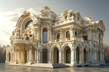 Obraz premium A luxurious opera house in a classical style look , AI generated