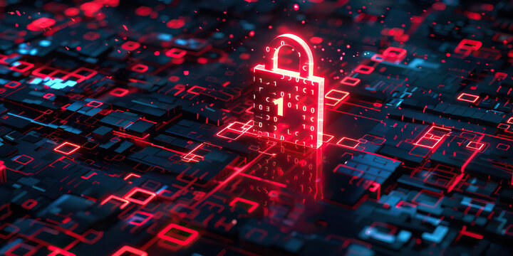 Ransomware: A visual representation of a ransomware attack, where malicious software encrypts a victim's files and demands payment for decryption