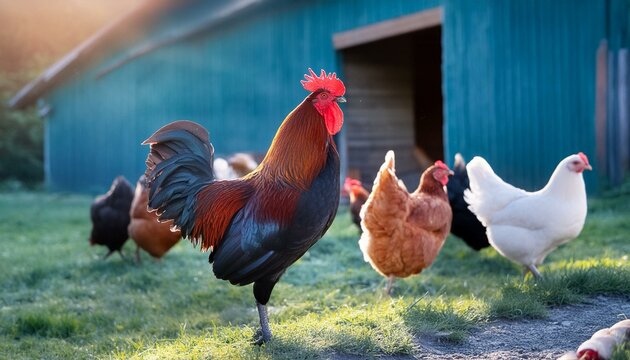 Gallo de pelea.