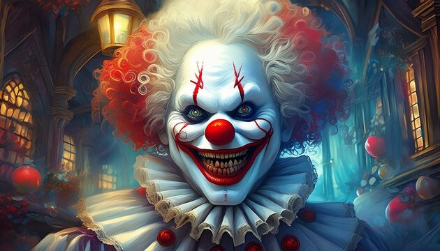 Payaso que da miedo.