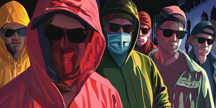 Identity Theft: A graphic illustrating the process of identity theft, showing how criminals use stolen information to impersonate individuals and commit fraud