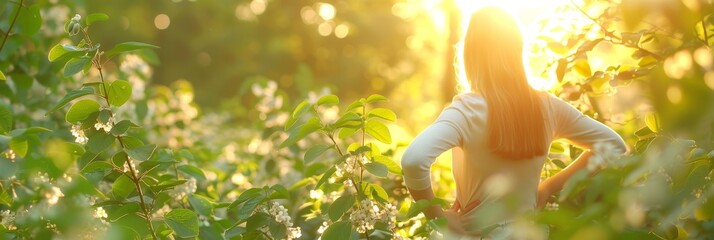Woman in agony from spine pain, possibly due to osteoporosis, degeneration, cancer, or disc disease
