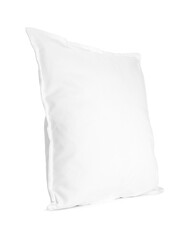 Fototapeta premium One new soft pillow isolated on white
