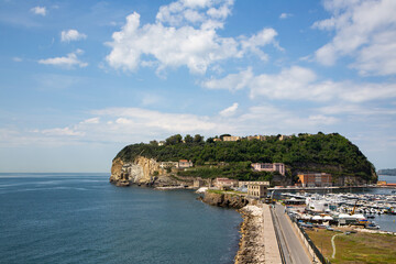 Pozzuoli Gulf, Naples, view of Nisida Island