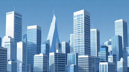 Fototapeta premium city skyline vector illustration