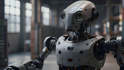 Fototapeta premium Advanced robots of the future 