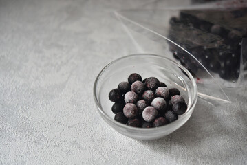 冷凍ブルーベリー
