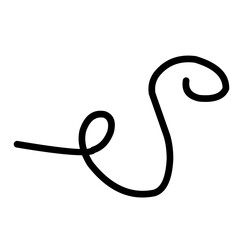 Swirl ornament stroke