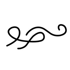 Swirl ornament stroke