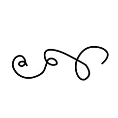 Swirl ornament stroke
