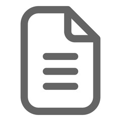 File icon, vector illustration, simple design, best used for web