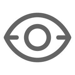 Vision icon, vector illustration, simple design, best used for web