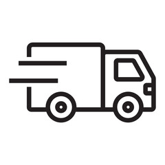Delivery Truck line icon
