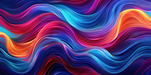 Wave of Joy: Curving lines in varying thicknesses, creating a wave-like pattern that conveys a sense of movement and joy