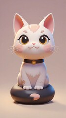 Icon cat 3d