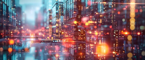 Fototapeta premium Abstract Gig Economy Platform , Abstract Pictures HD