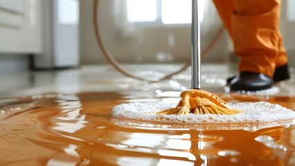 Thorough cleaner meticulously scrubs every corner leaving home spotless. Concept Cleaning, Thorough, Meticulous, Spotless, Home