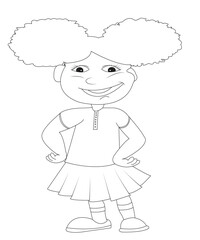 African America Coloring Book Page For All Ages