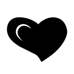 heart silhouette icon