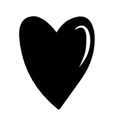 heart silhouette icon