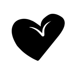 heart silhouette icon