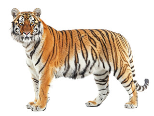 Obraz premium tiger isolated on white background