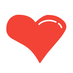Heart red icon