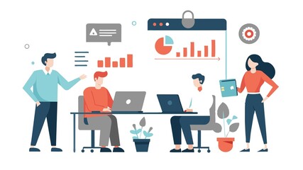 Obraz premium Continuous monitoring of web data allows for informed adjustments to investment strategies, optimizing financial performance.