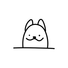 Hand drawn cute emoji
