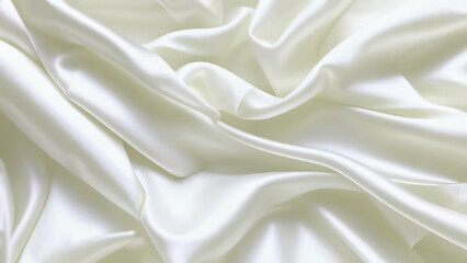 Obraz premium Smooth elegant golden silk can use as wedding background. In Sepia toned. Retro style