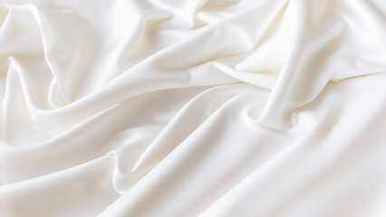 Obraz premium Smooth elegant golden silk can use as wedding background. In Sepia toned. Retro style