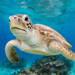 Fototapeta premium green sea turtle