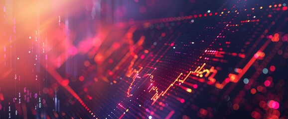 Obraz premium Abstract Concept Of Market Trend Analysis Frameworks , Abstract Pictures HD