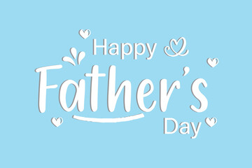 Happy fathers day. Lettering. Holiday calligraphy text