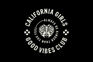 Streetwear typography graphic design aesthetic quotes template