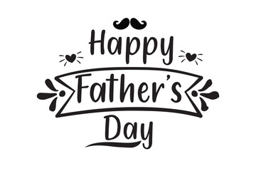 Happy Fathers Day lettering