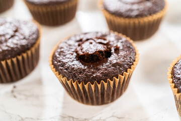 Baking Chocolate Cupcakes with Decadent Chocolate Frosting