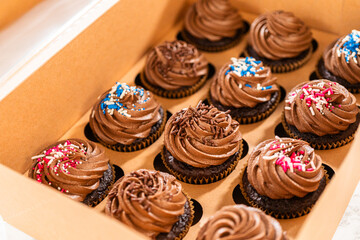 Baking Chocolate Cupcakes with Decadent Chocolate Frosting