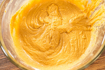 Baking Gingerbread Bundt Cake with Caramel Frosting Ingredients