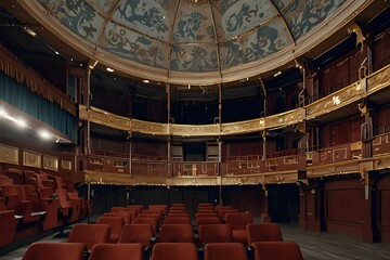 Theater building is 200 years old, a view from the inside