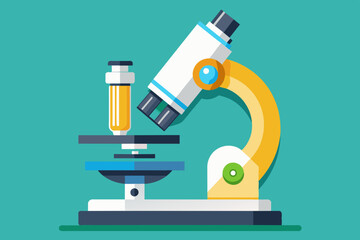  microscope vector illustration 