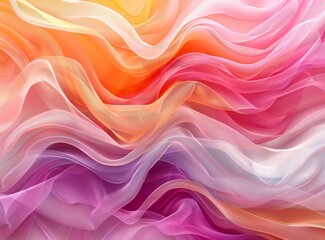 Fototapeta premium Mesmerizing Colorful Waves