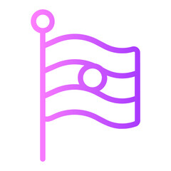 india flag gradient icon