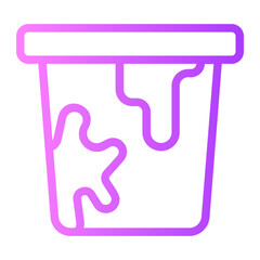 bucket gradient icon