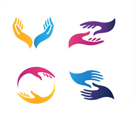 hand care logo design 