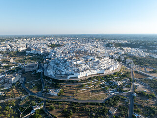 Fototapeta premium Ostuni white city - Puglia Italy
