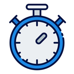Chronometer filled line icon